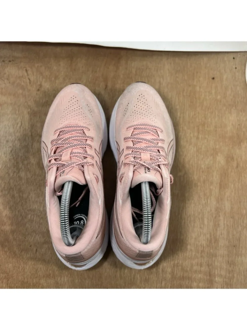 Asics Pink Athletic Running Shoes
